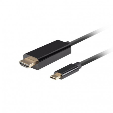 USB-C(M)->HDMI(M) CABLE 1.8M 4K 60HZ BLACK LANBERG
