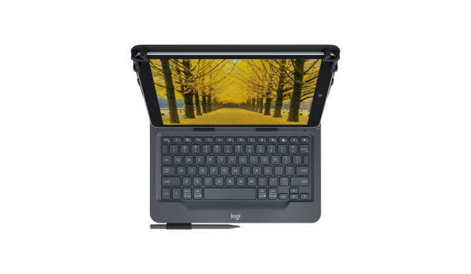 LOGITECH Universal Folio 9-10-tollistele tahvelarvutitele klaviatuur ja kaanekorpus juhtmevaba Bluet