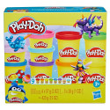 PLAY-DOH масса для лепки Блестки, 6 шт