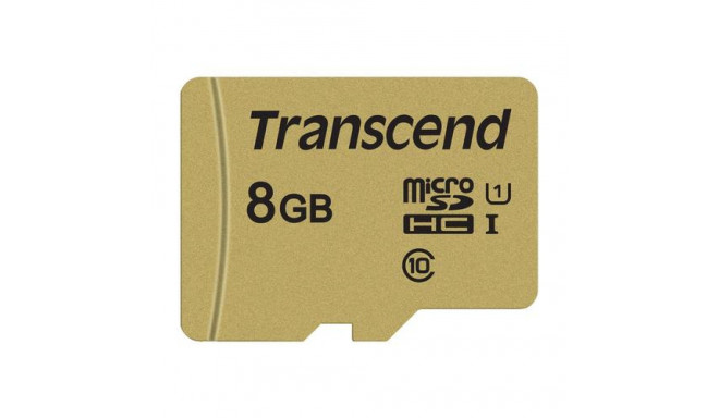 Transcend microSD Card SDHC 500S 8GB