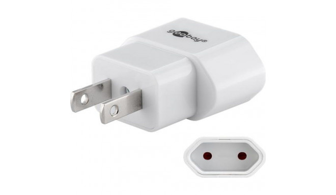 Goobay 45345 power plug adapter Type A Type C (Europlug) White
