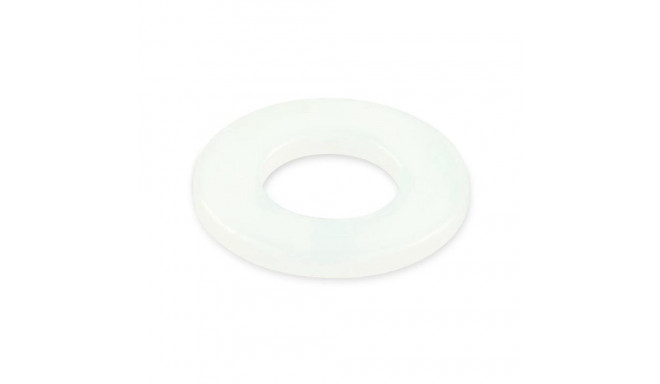 WASHER M 8 PLASTIC WHITE DIN125/10PCS