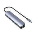 PremiumCord USB-C to HDMI + 2x USB3.2 + PD 100W+ RJ45 10/100/1000Mbps adapter
