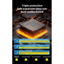 PremiumCord USB-C to HDMI + 2x USB3.2 + PD 100W+ RJ45 10/100/1000Mbps adapter
