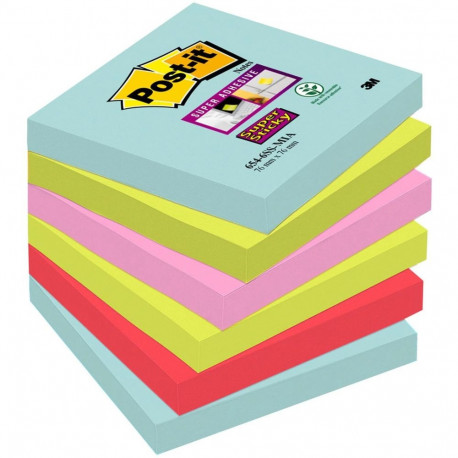 Märkmepaber 76x76mm POST-IT 654 SS Cosmic 6x90 lehte