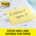 Note paper 76x76mm POST-IT canary yellow 12x100 sheets