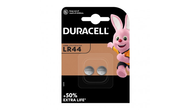 Batteries LR44 DURACELL 2pcs (tablet)