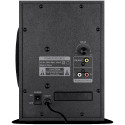 2.1 speakers SVEN MS-315, black, Bluetooth, FM, USB, Display, RC unit, power output 20W+2x13W (RMS)