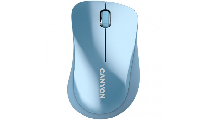 CANYON MW-11, 2.4 GHz Wireless mouse ,with 3 buttons, DPI 1200, Battery:AAA*2pcs ,Blue67*109*38mm 0.