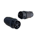 Electric car adapter Duosida Type 2 (Female) - Type 1 (Male)