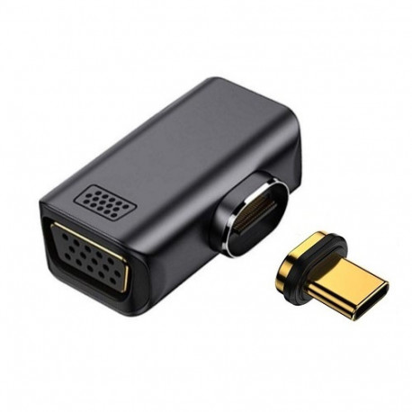 Magnetic adapter USB Type-C - VGA, 1080P, 60Hz