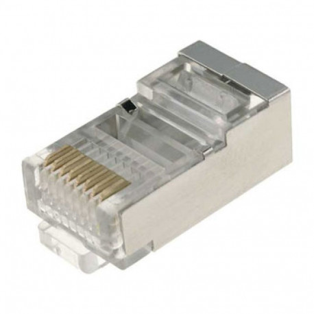 Shielded RJ45 connector 100 pcs