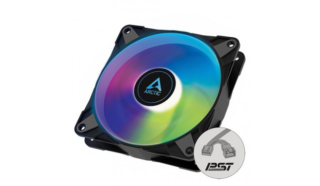 ARCTIC P12 PWM PST Semi-Passive Case Fan, 4-pin, 120mm, Black