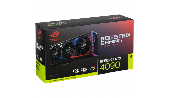 Asus videokaart GeForce RTX 4090 ROG STRIX Gaming OC 24GB DLSS 3