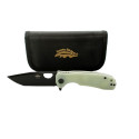 Honey Badger Tanto Medium Black DLC Jade Knife