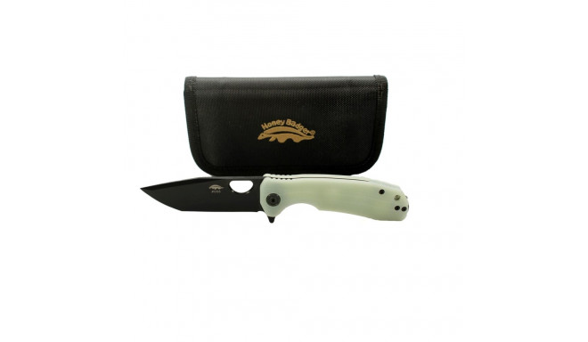 Honey Badger Tanto Medium Black DLC Jade Knife