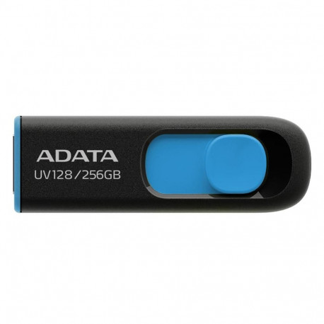 ADATA USB-mälupulk UV128 256GB USB Type-A 3.2 Gen 1 (3.1 Gen 1), must, sinine