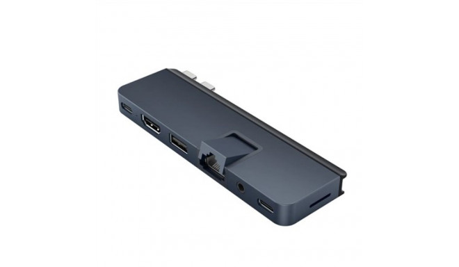 HYPER DUO PRO 7-in-2 USB-C Hub USB Type-C 104 Mbit/s Grey