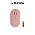 Logitech Pebble 2 M350s Belaidė pelė, RF Wireless + Bluetooth, 4000 DPI, Tonal Rose