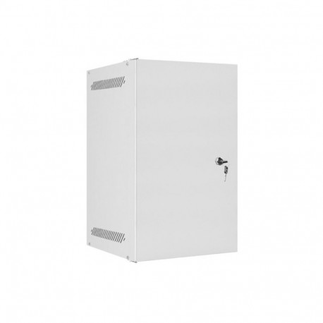 RACK CABINET 10" WALL-MOUNT 9U/280X310 FOR SELF-ASSEMBLY WITH METAL DOOR GREY LANBERG (FLAT PACK)
