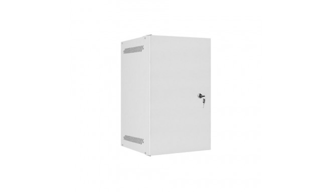 RACK CABINET 10" WALL-MOUNT 9U/280X310 FOR SELF-ASSEMBLY WITH METAL DOOR GREY LANBERG (FLAT PACK)