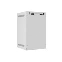 RACK CABINET 10" WALL-MOUNT 9U/280X310 FOR SELF-ASSEMBLY WITH METAL DOOR GREY LANBERG (FLAT PACK)