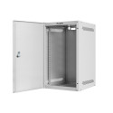 RACK CABINET 10" WALL-MOUNT 9U/280X310 FOR SELF-ASSEMBLY WITH METAL DOOR GREY LANBERG (FLAT PACK)