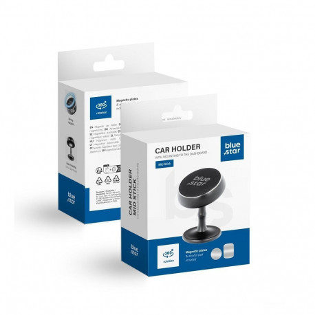 Magnetic car phone holder Blue Star Mid Stick dashboard black