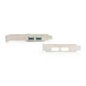 DIGITUS USB 3.0, 2-Port, PCI Express Add-On card, 2 Ports A/F; 1x LP bracket, NEC UPD720202 chipset