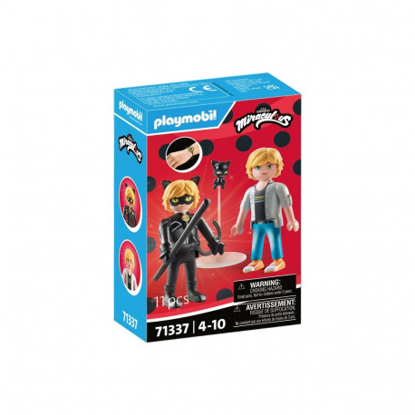 PLAYMOBIL MIRACULOUS Adrien ja Cat Noir 71337