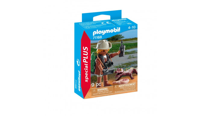 PLAYMOBIL SPECIAL PLUS Teadlase figuur koos noore kaimaniga 71168