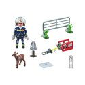 PLAYMOBIL ACTION HEROES Firefighting Mission: Animal Rescue 71467