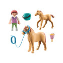 PLAYMOBIL HORSES OF WATERFALL Laps koos poni ja varsaga 71498