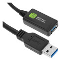 Techly ICUR3050G USB cable 5 m USB 3.2 Gen 1 (3.1 Gen 1) USB A Black