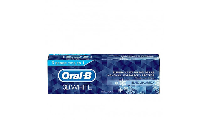 ORAL-B 3D WHITE BLANCURA ARTICA pasta dentífrica 75 ml