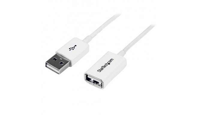 USB-kaabel Startech USBEXTPAA3MW         USB A Valge