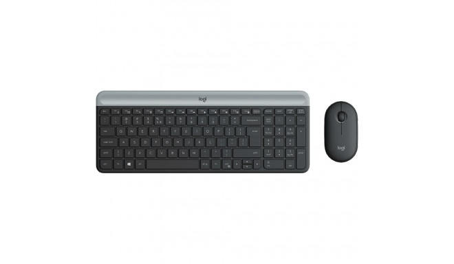 LOGITECH MK470 Slim Wireless Combo - GRAPHITE - RUS
