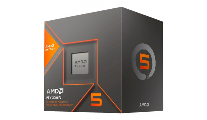 AMD CPU Desktop Ryzen 5 6C/12T 8400F (4.2GHz/4.7GHz,22MB,65W,AM5) box, with Wraith Stealth Cooler