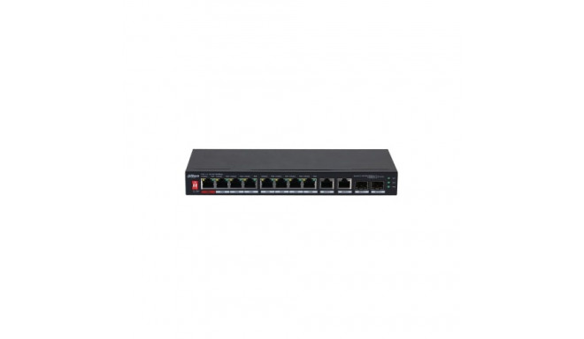 PoE hub 8 ports 1000Mbps +2 uplink