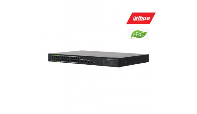 ePoE hub 100Mbps 24 ports+2G uplink + 2SFP, ePoE up to 800m, Hi-PoE