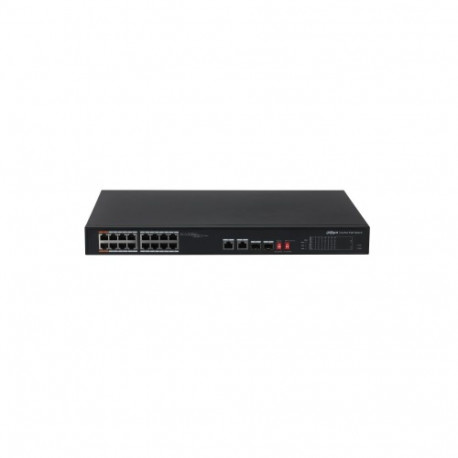 PoE hub 1000Mbps 16 ports + 2G uplink + 2SFP
