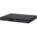 PoE hub 1000Mbps 16-port PoE +2G uplink + 2SFP, Hi-PoE