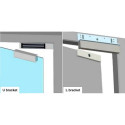 U-shaped holder for electromagnet, 125x28x46mm