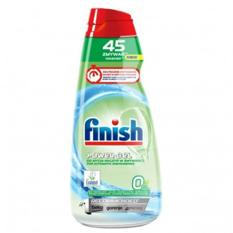 Nõudepesumasina geel FINISH All-in-1 Eco 0%, 900ml