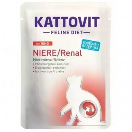 KATTOVIT Feline Diet Niere/Renal veiselihaga märg kassitoit 85g