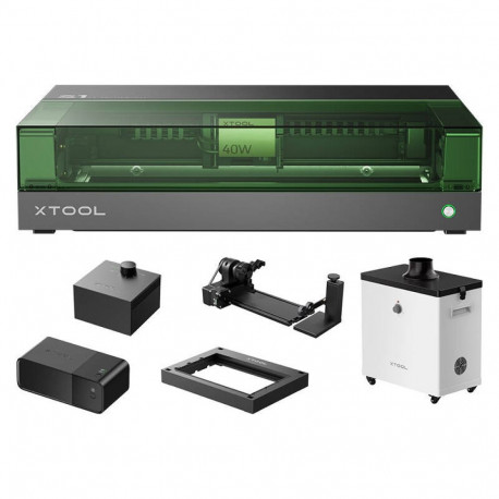 Laser Engraver 2-in-1 xTool S1 40W - All-in-One Kit (Black)