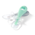 Babyono silicone spoons grey mint 2pcs 784/0