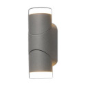 WALL LIGHT SANO SENSOR LED 2X6W IP65