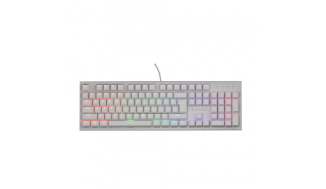 Genesis THOR 303 | Mechanical Gaming Keyboard | Wired | US | White | USB Type-A | Outemu Peach Silen