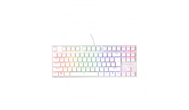Genesis THOR 303 | Mehaaniline Mänguriklaviatuur | Juhtmega | US | Valge | USB Type-A | Outemu Peach